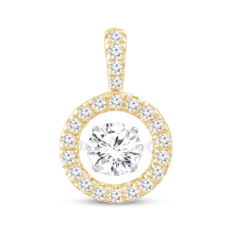 Main Image 1 of Previously Owned Unstoppable Love Lab-Grown diamond Charm 1 ct tw 14K Yellow Gold