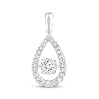 Previously Owned Unstoppable Love Diamond Pear-Shaped Charm 1/2 ct tw 10K White Gold