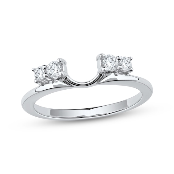 Previously Owned Diamond Solitaire Enhancer Ring 1/4 ct tw 14K White Gold