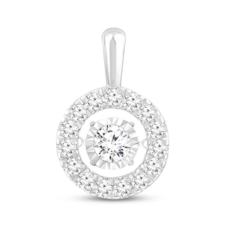 Previously Owned Unstoppable Love Diamond Halo Charm 1 ct tw 14K White Gold