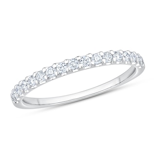 Previously Owned Diamond Anniversary Ring 1/4 ct tw Round-cut 14K White Gold