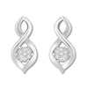 Thumbnail Image 2 of Diamond Earrings Sterling Silver