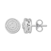 Thumbnail Image 1 of Diamond Circle Earrings Sterling Silver