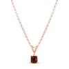 Thumbnail Image 1 of Le Vian Chocolate Quartz Boxed Set 14K Strawberry Gold-Electroplate