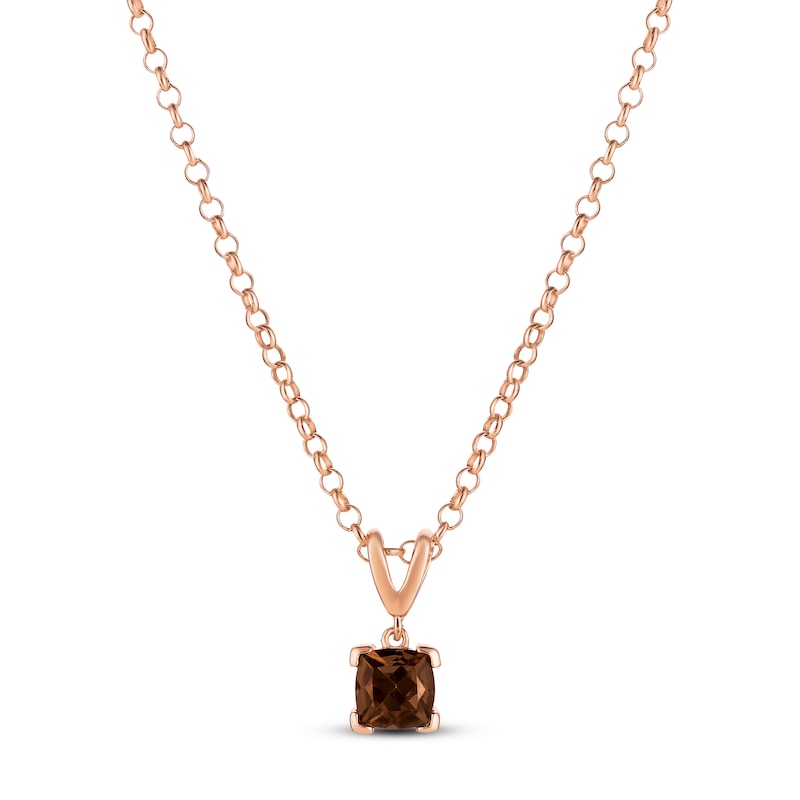 Main Image 2 of Le Vian Chocolate Quartz Boxed Set 14K Strawberry Gold-Electroplate