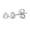 Lab-Created Diamonds by KAY Solitaire Stud Earrings 1/3 ct tw Sterling Silver