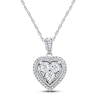 Thumbnail Image 0 of Diamond Heart Necklace 1/10 ct tw Sterling Silver 18"