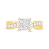 Thumbnail Image 3 of Princess-Cut Quad Diamond Engagement Ring 1-1/2 ct tw 14K Yellow Gold