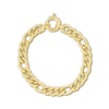 Thumbnail Image 0 of Italian Brilliance Diamond-Cut Hollow Figaro Chain Bracelet 14K Yellow Gold 7.5"