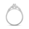 Oval-Cut Diamond Engagement Ring 1/2 ct tw 14K White Gold