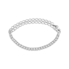 Diamond Adjustable Line Tennis Bracelet 1/2 ct tw 10K White Gold 9"
