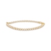 Thumbnail Image 0 of Diamond Adjustable Line Tennis Bracelet 1/2 ct tw 10K Yellow Gold 6.25" to 9"