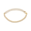 Thumbnail Image 2 of Diamond Adjustable Line Tennis Bracelet 1/2 ct tw 10K Yellow Gold 6.25&quot; to 9&quot;