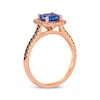 Thumbnail Image 2 of Le Vian Tanzanite Ring 1/4 ct tw Diamonds 14K Strawberry Gold