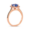 Thumbnail Image 3 of Le Vian Tanzanite Ring 1/4 ct tw Diamonds 14K Strawberry Gold