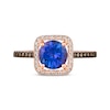 Thumbnail Image 3 of Le Vian Tanzanite Ring 1/4 ct tw Diamonds 14K Strawberry Gold