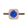 Thumbnail Image 4 of Le Vian Tanzanite Ring 1/4 ct tw Diamonds 14K Strawberry Gold
