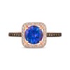 Thumbnail Image 3 of Le Vian Tanzanite Ring 1/4 ct tw Diamonds 14K Strawberry Gold