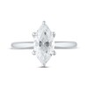 Lab-Created Diamonds by KAY 2 ct tw Marquise-Cut Solitaire Ring 14K White Gold