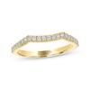 Thumbnail Image 1 of THE LEO Legacy Lab-Grown Diamond Contour Wedding Band 1/5 ct tw 14K Yellow Gold