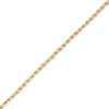 Thumbnail Image 1 of Children's Semi-Solid Glitter Rope Chain Bracelet 1.6mm 14K Yellow Gold 6"