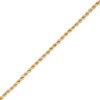 Thumbnail Image 2 of Children's Semi-Solid Glitter Rope Chain Bracelet 1.6mm 14K Yellow Gold 6&quot;