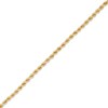 Thumbnail Image 1 of Children's Semi-Solid Glitter Rope Chain Bracelet 1.6mm 14K Yellow Gold 6"