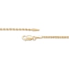 Thumbnail Image 2 of Children's Semi-Solid Glitter Rope Chain Bracelet 1.6mm 14K Yellow Gold 6"
