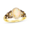 Thumbnail Image 0 of Le Vian Venetian Mosaic Opal Ring 1/2 ct tw Diamonds 14K Honey Gold