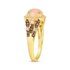 Thumbnail Image 1 of Le Vian Venetian Mosaic Opal Ring 1/2 ct tw Diamonds 14K Honey Gold