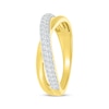 Thumbnail Image 2 of KAY Lab-Grown Diamonds Crossover Ring 3/8 ct tw 10K Yellow Gold