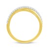 Thumbnail Image 3 of KAY Lab-Grown Diamonds Crossover Ring 3/8 ct tw 10K Yellow Gold