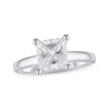 Thumbnail Image 1 of Now + Forever Lab-Grown Diamonds Princess-Cut Solitaire Engagement Ring 2 ct tw 14K White Gold (F/SI2)