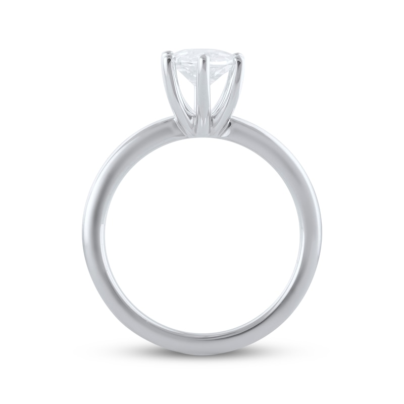 Main Image 3 of Lab-Grown Diamonds Marquise-Cut Solitaire Engagement Ring 1-1/2 ct tw 14K White Gold (F/SI2)