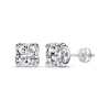 Thumbnail Image 0 of THE LEO Legacy Eternal Light Lab-Created Diamond Cushion-Cut Solitaire Stud Earrings 3 ct tw 14K White Gold (F/VS2)