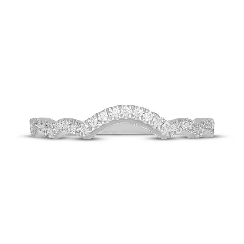 Main Image 9 of Neil Lane Diamond Contour Wedding Band 1/5 ct tw 14K White Gold