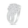 Thumbnail Image 2 of KAY Lab-Grown Diamonds Crossover Swirl Fashion Ring 1-1/2 ct tw 10K White Gold