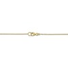 Thumbnail Image 2 of Tilted Puff Heart Necklace 14K Yellow Gold 18&quot;