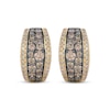 Thumbnail Image 2 of Le Vian Chocolate Chip Diamond Hoop Earrings 1-1/8 ct tw 14K Honey Gold