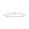 Thumbnail Image 1 of Lab-Grown Diamond Tennis Bracelet 2-1/2 ct tw 10K White Gold 7.25&quot;