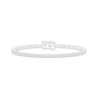 Lab-Grown Diamond Tennis Bracelet 2-1/2 ct tw 10K White Gold 7.25"