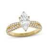Thumbnail Image 1 of THE LEO Legacy Lab-Grown Diamond Marquise-Cut Engagement Ring 1-1/3 ct tw 14K Yellow Gold
