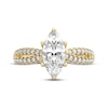 Thumbnail Image 3 of THE LEO Legacy Lab-Grown Diamond Marquise-Cut Engagement Ring 1-1/3 ct tw 14K Yellow Gold