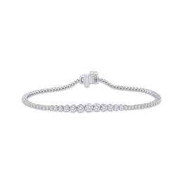 Diamond Graduated Line Bracelet 1 ct tw 10K White Gold 7"
