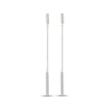 Thumbnail Image 2 of Diamond Bar Chain Drop Earrings 1/6 ct tw 10K White Gold