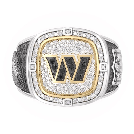 True Fans Washington Commanders Championship Ring Sterling Silver & 10K Yellow Gold Ring