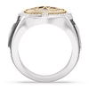 Thumbnail Image 2 of True Fans Washington Commanders Championship Ring Sterling Silver & 10K Yellow Gold Ring