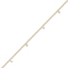 Thumbnail Image 2 of Sneaker Bling Diamond Accent &quot;Love&quot; Heel Chain 14K Yellow Gold-Plated Sterling Silver