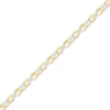 Thumbnail Image 2 of Diamond Infinity Link Bracelet 1/4 ct tw 10K Yellow Gold 7&quot;