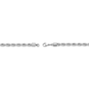 Thumbnail Image 3 of Rope Chain Necklace 6mm Solid Stainless Steel 20&quot;